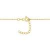 EVERLY JEWELRY | 10K Yellow Gold 8-8.5mm Cultured Freshwater Pearl Heart Lariat Necklace - 17 inch - 2 of 4