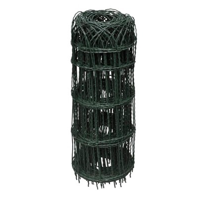 vidaXL Garden Border Fence Powder-coated Iron 82'x2.1'
