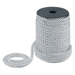 Unique Bargains Soft Polyester Twisted Silk Decorative Craft Cord Trim Cord Rope 22 Yards 1 Pc - 1 of 4
