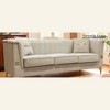 GDFStudio Tilo 83'' Mid-Century Modern 3-Seater Velvet Upholstered Sofa with 2 Pillows and Chesterfield Charm - 2 of 4