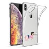 Reiko Apple iPhone XS Max Design Air Cushion Case with Lady Design in Clear - 2 of 4