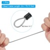 Unique Bargains Locker Luggage Bike 4 Digit Combination Lock with Security Cable Set - 3 of 4