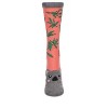 Memoi Women's Foot Pet Koala Crew Socks Coral One Size - 2 of 2
