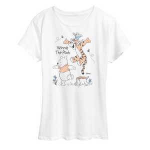 Women's - Winnie the Pooh - Tigger Roo and Pooh Trio Short Sleeve Graphic T-Shirt - 1 of 4