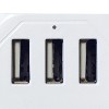 RAYOVAC® 3-AC Outlet and 3-USB Port Portable Power Strip and Charger Wall Tap Cube, SS-Q303 in White - 3 of 4