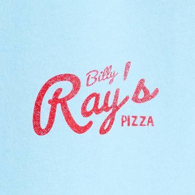 Детские футболки Cat & Jack Boys' Short Sleeve 100% Cotton 'Ray's Pizza' Oversized Graphic T-Shirt - Cat & Jack™ Light Blue L — фото 4