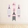 Big Dot of Happiness Paris, Ooh La La - Hanging Vertical Paper Door Banners - Paris Themed Baby Shower or Birthday Party Wall Kit - Indoor Door Decor - 3 of 4