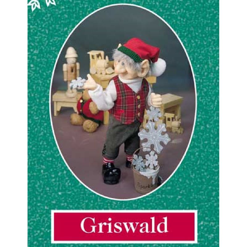 Northlight 11.75" Griswald Collectible Christmas Elf Tabletop Figure, 1 of 2