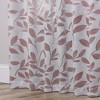 Leaves Room Darkening Semi-Blackout Curtains With Back Tabs, Set of 2 by Blue Nile Mills - 4 of 4