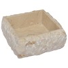 vidaXL Sink Cream 11.8 in.x11.8 in.x5.1 in. Marble - 3 of 4