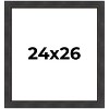 PosterPalooza | Traditional Black Picture Frame - UV Acrylic, Foam Board Backing, Hanging Hardware - 2 of 4