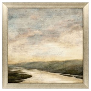 HomeRoots Hudson River Gold Framed Wall Art - 1 of 4