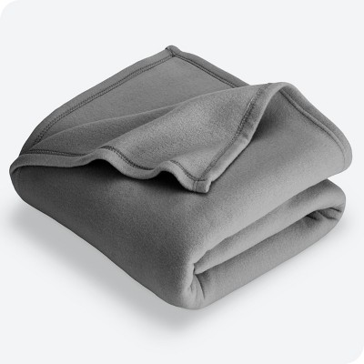 Lightweight Polar Fleece Blanket by Bare Home