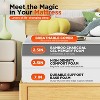 FDW 12 inch Bamboo Charcoal Memory Foam Mattress Cooling Gel CertiPUR-US Certified Breathable Bed Mattress for Cooler Sleep,White - 3 of 4