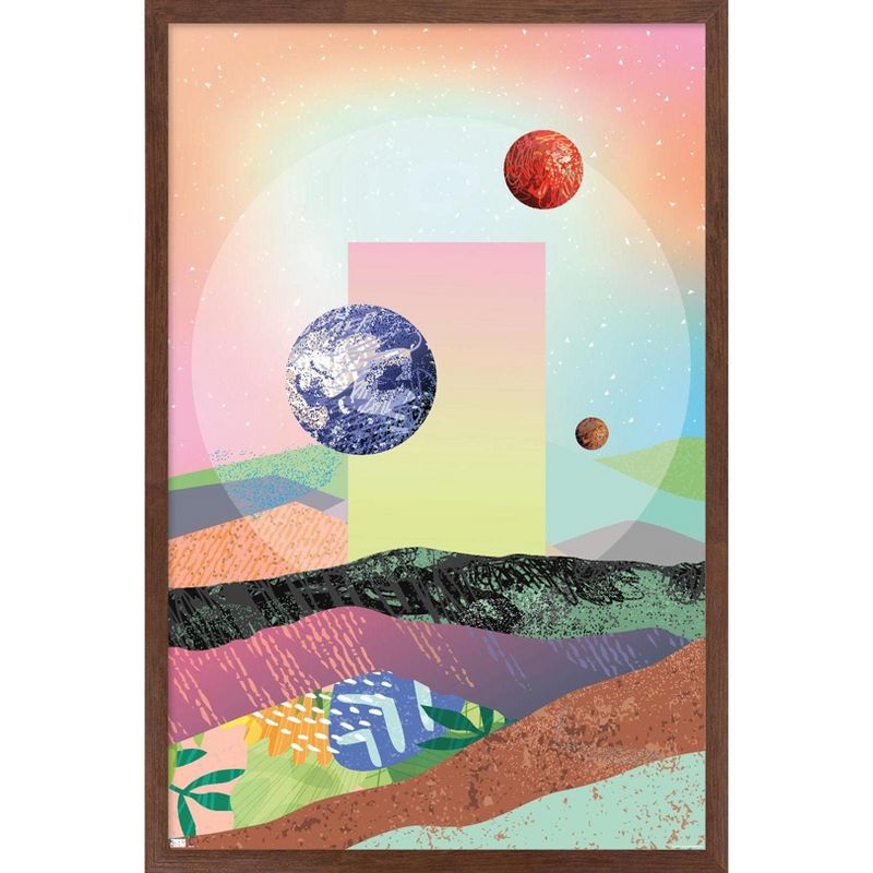 Trends International Abstract Space Framed Wall Poster Prints, 1 of 7