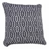 HomeRoots 20" X 20" Black And White 100% Cotton Geometric Zippered Pillow - 4 of 4