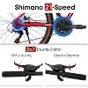 BestParts 27.5 Inch Mountain Bike, Trail City Commuter Bicycle, 21-Speed Aluminum MTB with Disc Brakes, Front Suspension, for Men 5'4–6'2", Red - 4 of 4