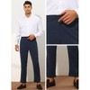 Lars Amadeus Men's Plaid Slim Fit Tapered Bargains Trousers - 4 of 4