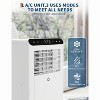 10,000 BTU, Heat Mode, Built-In Dehumidifier & Fan, 24H Timer, Remote Control, Cools Rooms Up to 450 Sq.Ft, Perfect for Bedrooms - 4 of 4
