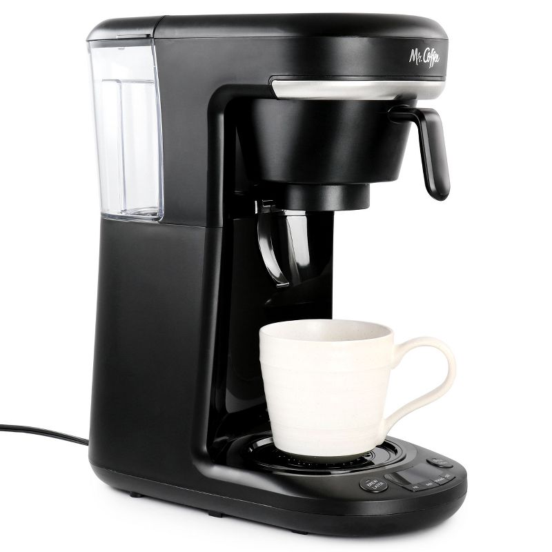 Mr. Coffee Programmable Single Serve and 10 Cup Coffeemaker in Black, 4 of 10