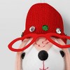 Fabric Dog Head Plaid Scarf Christmas Tree Ornament - Wondershop™ - 3 of 3