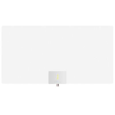 Mohu Leaf Supreme Pro Amplified Paper-Thin Indoor HDTV Antenna, with 12-Ft. Cable & Signal Indicator