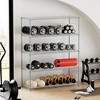 5 Tier Storage Rack Metal Shelf Wire Shelving Unit, Heavy Duty Adjustable Storage Rack with Wheels & Shelf Liners - 4 of 4