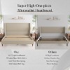 51.2"Bed Frame with High Headboard,Upholstered Bed - 4 of 4