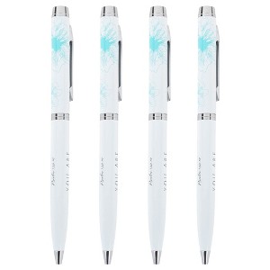 Dicksons Fearfully and Wonderfully Made Floral Metal Ballpoint Pens Pack of 4 - 1 of 4