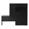 Okak Shoe Cabinet, Entryway Shoe Storage with Soft Cushion, 4 Doors and 1 Drawer, Shoe Rack for Hallway, Living Room, Hallway - 3 of 4
