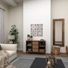 Olivia & May Rustic Metal Ornamental Wall Decor Set of 4 Brown : Indoor Iron Sculptures, Vertical Display - 4 of 4