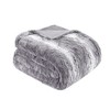 Sapphtopaz 1PC Luxuriously Oversized Faux Fur Throw Blanket, Reversible Blanket, 70x60", Machine Washable and Steam Iron for Living Room or Bedroom - 3 of 4