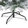 5ft. Flocked Spruce Artificial Christmas Tree – Compact Snow-Kissed Holiday X-Mas Accent Tree - 4 of 4