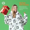 Joyfy Wearable Blanket Hoodie for Kids Adults, Christmas Oversized Flannel Fleece Sweatshirt Blanket, Cozy Blanket Birthday Gift for Family Girls Boys - 2 of 4