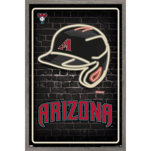 MLB Arizona Diamondbacks - Logo 22 Wall Poster, 14.725 x 22.375 Framed 