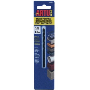 ARTU 3/16 in. X 3-1/2 in. L Tungsten Carbide Tipped Drill Bit Straight Shank 1 pc - 1 of 3