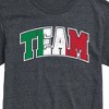 Men's Instant Message Team Italy Short Sleeve Graphic T-Shirt - Heather Charcoal - Large - 2 of 4