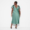 Women's Flutter Short Sleeve Maxi A-Line Dress - Wild Fable™ - 3 of 4