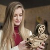 ROBOTIME 3D Wooden Puzzle Mechanical Model Kits, Beige, 9.1"*5.2"*10" - 3 of 4