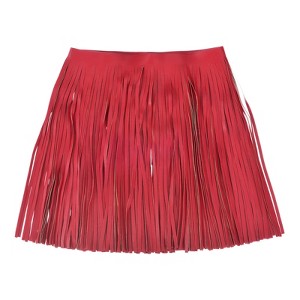 Unique Bargains Soft Faux Leather Double Side Fringe Trim for DIY Sewing - 1 of 4