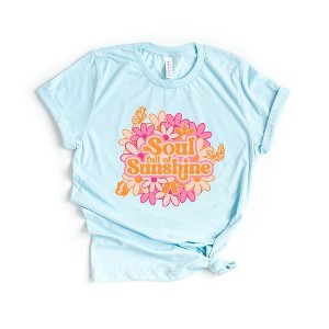 Simply Sage Market Women's Soul Full of Sunshine Short Sleeve Graphic Tee - 1 of 3