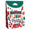 Big Dot of Happiness Christmas Pajamas - Holiday Plaid PJ Gift Favor Bag - Party Goodie Boxes - Set of 12 - 3 of 4