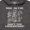 Men's - Instant Message - What Part Don't You Understand Engine Graphic Fleece Pullover Hoodie - 2 of 4