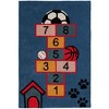 Unique Loom Playtime Kids Wool Collection Area Rug - Hopscotch - 2 of 4