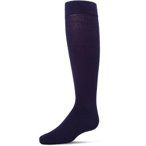 Memoi Cotton Blend Knee High Girls Uniform Socks - 1 of 2