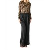 Women's High Waist Satin Wide Leg Pant - Dex Clothing - 3 of 3