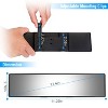 Car Rearview Mirror 11.4in Interior Clip-on Curve Convex Panoramic Anti ...