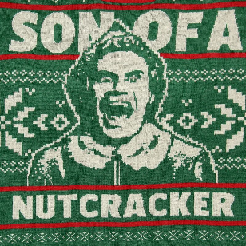 ELF Men's Buddy Son of a Nutcracker Ugly Christmas Knit Pullover Sweater, 3 of 6