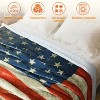 Catalonia Vintage Patriotic Throw Flag Blanket, Super Soft Fuzzy Plush Fleece Blanket for Bed Couch Decor 50x60 Inches, Cozy Gift for Women Men - 4 of 4