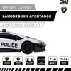 CMJ RC Cars: Lamborghini Aventador Police - 1:24 Scale, 2.4GHz, LED Headlights - 3 of 4